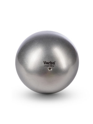 Мяч Verba Sport 17см металик серебро